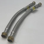 New Apollo Stainless Steel Water Heater Hose 3/4-IN Fip X 7/8 Comp 18-IN Lenght. Price: $10.46.