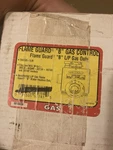 Lp Gas Valve Flame Guard B Control 6910830 Open. Price: $95.00.