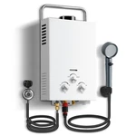 Amzgachfktch Tankless Water 6L1.58 Gpm Portable Gas Heater,handle New. Price: $119.99.