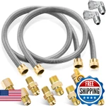 Saillong Pack 24 Inches Gas Hose Connector Universal Appliance Hook Up Kit New. Price: $46.40.