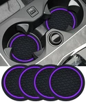 Ubog 4PCS Car Coasters, Accessories Interior, 2.75 Inch Black&purple New. Price: $15.99.