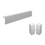 4 Ft. Galvanized Steel Baseboard Heater Cover Easy Slip-on Left Side New. Price: $219.82.