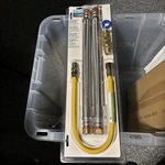 Everbilt Gas Water Heater Installation Kit Brass 1000 047 548 - Complete New. Price: $14.96.