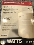 New! Watts DET-12-M1-HD Portable Water Expansion Tank For 50 Gal. Heater. Price: $41.99.