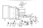 Rheem RTG-64DVLN Tankless Gas Water Heater Parts Out, Valve, Pcb, Sensor, Blower Used. Price: $2999.00.