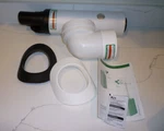 Ubbink/rinnai 229012PP -12" Condensing Termination Kit For Tankless Water Heater New. Price: $59.99.