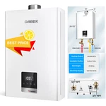 Orbek 80,000 Btu Natural Gas Tankless Water Heater Residential Indoor White 12V New. Price: $279.99.