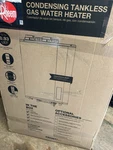 Rheem Condensing Tankless Natural Gas Water Heater 180,000 Btu Digital New. Price: $665.00.