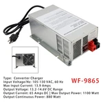 Power Converter Charger Rv Trailer Camper WF-9865-AD-CB WF-9800 New. Price: $172.75.