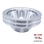 Sbc 350 Swp 2 Groove Water Pump Pulley, Double Upper For New. Price: $45.10.