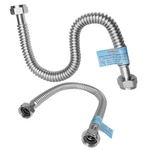 Pevepexe 2 Pack, Water Heater Hose 1"FIPX1"FIP, 18"L(0.7"ID), Stainless Steel New. Price: $38.63.