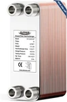 Alorair 3"X8" 40 Plates Exchanger With 3/4" Mpt Port For Water Heating New. Price: $99.99.