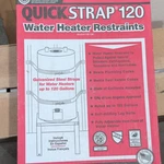 Holdrite QS120 Galvanized Steel Water Heater Restraint Brackets Up To New. Price: $14.13.