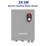 Fogatti Kw Electric Tankless Water Heater 240V 6.0 Gpm For Whole House New. Price: $369.99.