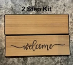 Step Covers 23"X7.5" Welcome Mat Non-skid Pad. Rv Motorhome Camper Trailer New. Price: $39.95.