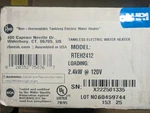 Rheem RTEH2412 2.4KW 120V Non-thermostatic Tankless Water Heater Commercial Open. Price: $165.00.