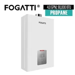 Fogatti Tankless Water Heater Propane 4.0 Gpm, 90,000 Btu, Indoor Installation New. Price: $359.00.