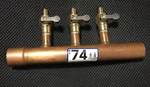 Sharkbite Copper 1-IN Sweat X 1/2-IN Crimp 3-PORT Radiant Heating Manifold New. Price: $65.00.