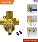 Leak-proof Brass Shower Valve With Easy Installation 1/2 Inch Ips Compatible New. Price: $103.99.