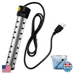 Electric Water Heater 2000W Portable Fast Heating Stainless Steel Guard Digital New. Price: $39.38.