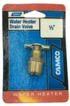 Camco 11703 Brass Water Heater 1/2" Drain Valve Rv Camper New. Price: $14.99.