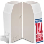 2 Pack Tall End Caps For Oversized Baseboard Heater Covers 9 Inch Plastic Left & New. Price: $48.83.