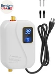 Electric Tankless Water Heater 110V 3000W, Under Sink Instant Hot New. Price: $91.43.