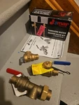 Jomar 810-514G Tankless Hot Water Heater Valve Kit S101ASG Open. Price: $40.00.