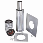 Rheem Protech Stainless Steel 3 X 5 Horizontal Vent-straight Termination Kit New. Price: $75.00.