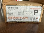 Chronomite SR-40/240-P Tankless Electric Water Heater 9600W Used. Price: $99.00.