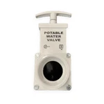 Valterra T1001APW Fresh Water Gate Valve Drain 1-1/2" Spigot X Slip, White New. Price: $16.95.