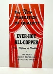 1960'S Everhot Boston All Copper Tankless Water Heater Tiffany Advertisement Used. Price: $95.00.