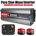 2000W 3000W 4000W Pure Sine Wave Power Inverters, Dc 12V 24V To Ac 110V 120V Lcd. Price: $132.99.