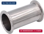 Dernord Sanitary Spool Tube With Clamp Ends,stainless Steel 304 Seamless Round New. Price: $28.11.