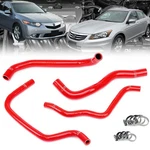 Hps Red Silicone Radiator+heater Hose Kit For 09-14 TSX/08-12 Accord 2.4L Lhd New. Price: $213.00.