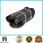 50 Ft. Length Copolymer Solid Drain Pipe, Black 4 In. Dia. Flexible New. Price: $34.79.