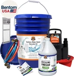 Tankless Water Heater Flush Kit With Concentrated Vinegar, Dilutes To 4 Gallons New. Price: $231.28.