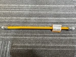 (qty 5) Easyflex EFGC-012-YE-1010-24, 24" Yellow Coated Gas Appliance Connector Open. Price: $64.56.