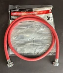 Everbilt Rubber Washing Machine Hot Water Hose Red 5FT. 3/4 Fht X Open. Price: $9.99.
