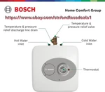 Bosch Electric Mini-tank Water Heater Tronic 3000 4-GALLON (ES4) Open. Price: $297.00.