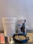 Rheem Tankless Water Heaters Flush Kit Black Submersible Pump Bucket 2-HOSES Open. Price: $70.00.