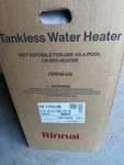 Rinnai RE199EN Outdoor Tankless Water Heater 199K Btu Natural Gas (B-7 #1830) New. Price: $850.00.