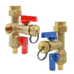 Midline Hot And Cold Isolation Valves, Brass, Fip New. Price: $134.99.