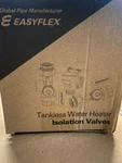 Easyflex 3/4" Tankless Water Heater Isolation Valves Kit With Relief (new). Price: $47.84.