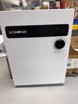Camplux 27KW Whole House Tankless Electric Water Heater 240V White Compact Slim Open. Price: $325.00.