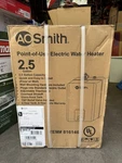 A.o. Smith Small 2.5 Gallon Point Of Use Electric Water Heater 816146 - New!!!. Price: $179.99.