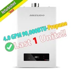 Propane Hot Water Heater Tankless Indoor 4.0 Gpm 90,000BTU Certified Refurbished Excellent. Price: $209.99.