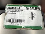 Caleffi 553642A Autofill 1/2" Npt Inlet X Outlet W/ Pressure Gauge Fs New. Price: $85.00.