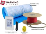 120V Electric Radiant Floor Membrane Under Tile Heating System, Warming Systems New. Price: $564.00.