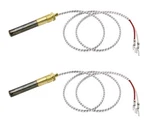 (2PCS) 24 750MV Thermopile Generators Q313A Fit For Glo Heatilator, New. Price: $15.99.